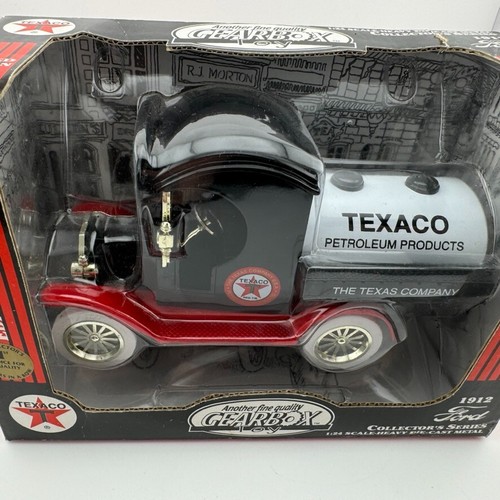 Caja de cambios Texaco 1912 Ford petrolero banco de monedas metal fundido a presión juguete escala 1:24 - Imagen 9 de 9