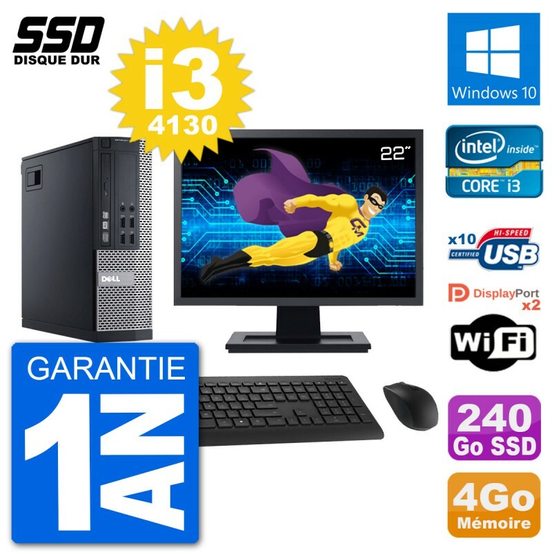 PC DELL 9020 SFF Bildschirm 22 \