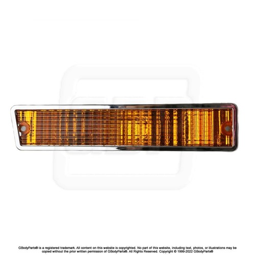 81-88 Hurst Olds442 Cutlass Amber Bumper Marker Light SET GM #22511039 #22511038 - Picture 4 of 4
