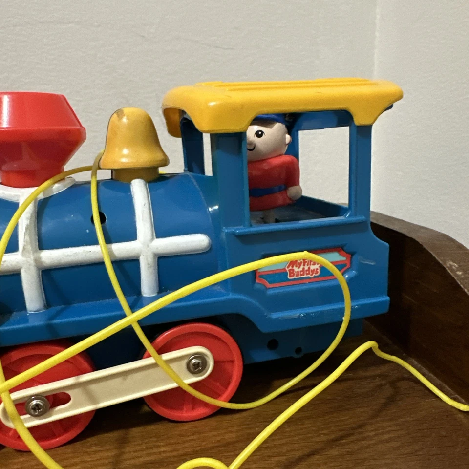 BUDDY L My First Buddys tren de plástico para bebé, niños pequeños, vintage 1990 Foto 3 de 4