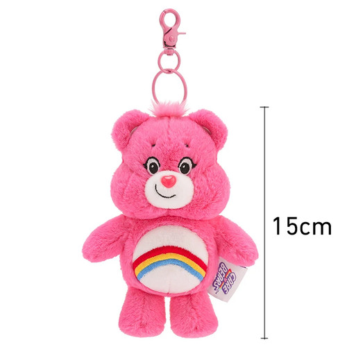 Llavero de peluche Carebears Rainbow Bear de peluche anime hobby juguete - Imagen 13 de 19
