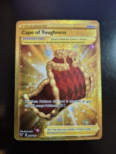 Tarjeta de Juego de Cartas Coleccionables Pokémon Cabo de Dureza 200/185 Oro Secreto Raro Vivid Voltage - Imagen 1 de 2