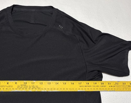 Lululemon L98-020/LTT Always Agile Vented Shirt Schwarz Stretch Herren M Medium - Bild 14 von 14
