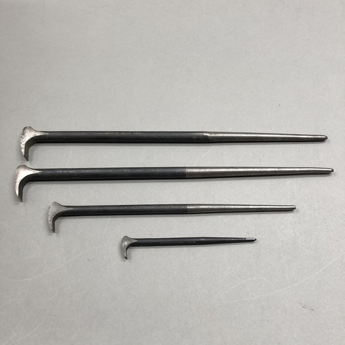 Snap-On (2) 1650 (1) 1250 (1) 650 Rolling Head Lady Foot Pry Bar Vintage USA🇺🇸