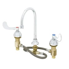T&S Brass Adjustable Concealed Deck Mounted Mixing Faucet w/ Aerator