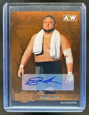 2022 Skybox Metal Universe AEW Samoa Joe Silver Auto Gold #1/1