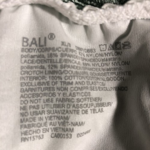 Bali DFDBB3 Slip Höschen mit doppelter Unterstützung - 3er-Pack weiß neu mit Etikett Größe XL/8 - Bild 6 von 7