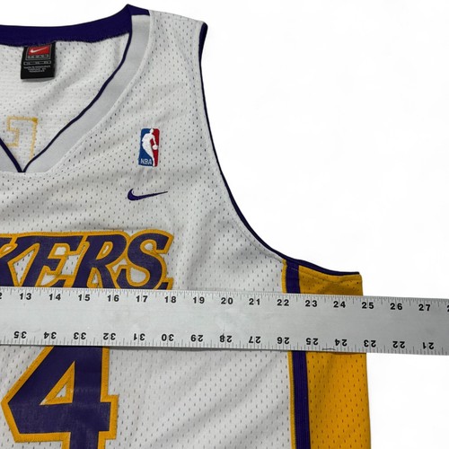 Nike Los Angeles Lakers Shaquille O'Neal Basketball Trikot Herren XL weiß 90s Team - Bild 8 von 10