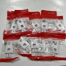 (10 PCS) 2-PORT DECORATOR OUTLET STRAP, WP3412-WH, LEGRAND, WHITE