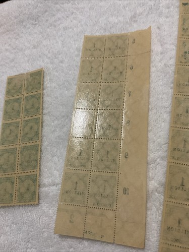 GERMANY-(-1923-)-1.000.000 Mark-INFLATION lot Of Blocks /FAULTS-SEE PHOTOS.#9 - Picture 8 of 11