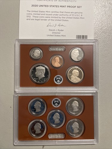 2020 -2025 Proof Set Run of 6 Government Issued Proof Sets W/ Quarters COA’s - Picture 3 of 13