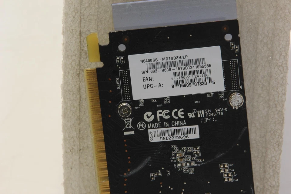 MSI Nvidia GeForce N8400GS 1GB DDR3 PCIe Low Profile Graphic card. SKU223858 - Image 2 of 4