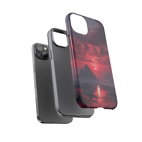 Egypt Pyramids Blood Red Sky Phone Case for iPhone, Samsung Galaxy, Pixel - 第 76/239 張圖片