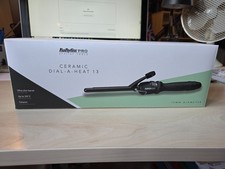Image of Babyliss Pro Ceramic Dial A Heat Hair Tongs 13mm BRAND NEW IN BOX