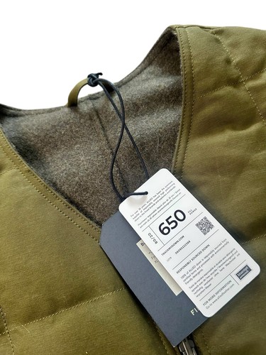 CHALECO DE PLUMÓN FILSON BUCKLAND VERDE BOSQUE TALLA XL NUEVO CON ETIQUETAS - Imagen 17 de 23