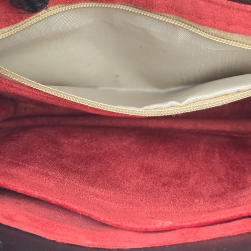Jean Patched Purse Hand Crossbody Shoulder Bag Red Velvet Interior MIRFNE - Imagen 15 de 20
