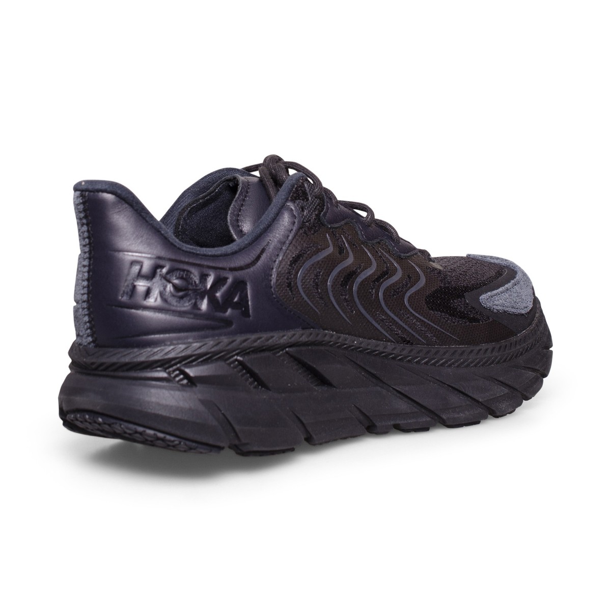 靴 OOYEA - BLACK HOKA ONE ONE CLIFTON LS BLACK / ASPHALT ALL GENDER RUNNING