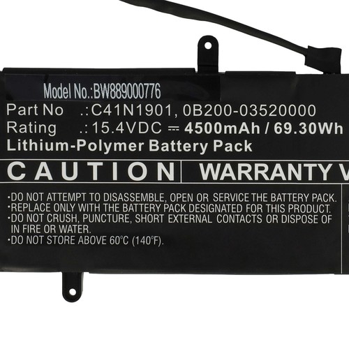 Batería para Asus ZenBook Duo UX481FL-BM040T UX481FL-BM041R 4500mAh - Imagen 5 de 9