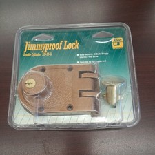 NEW Jimmyproof Lock DoubleCylinder 530-53-51 USA Bronze Finish