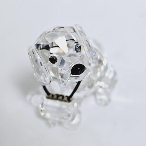 Swarovski Crystal St. Bernard Dog figurines 2pcs Set New - Picture 9 of 13