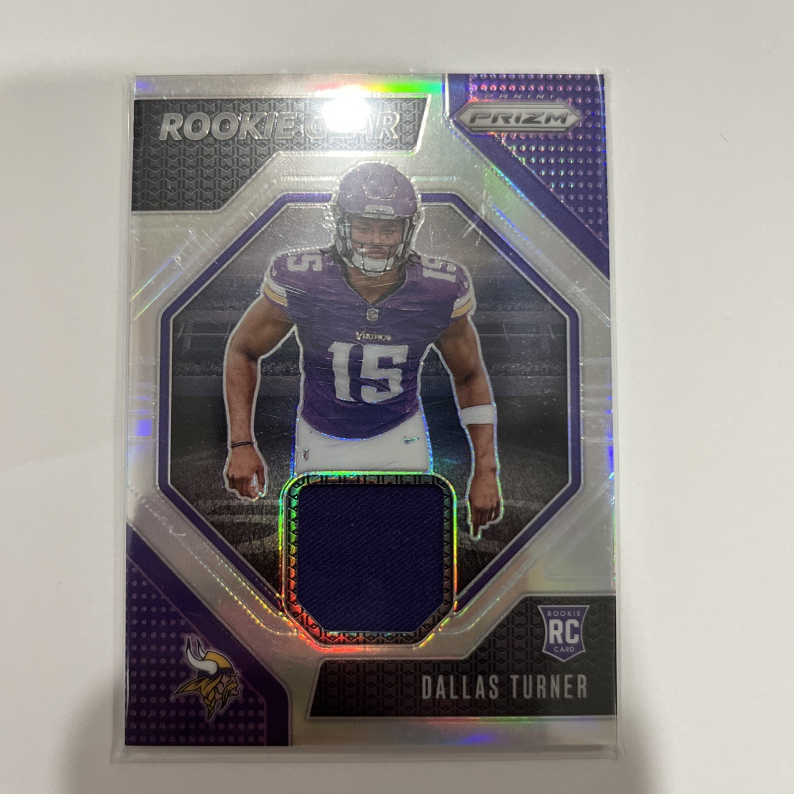 2024 Panini Prizm - Rookie Gear Dallas Turner #RG-DTR (MEM, RC)