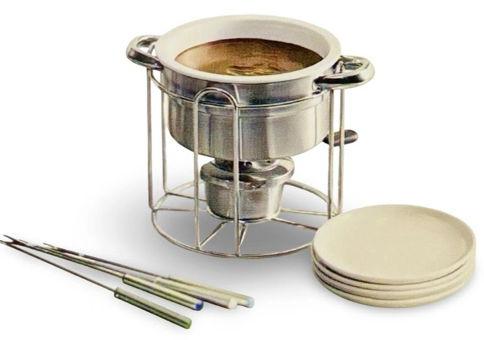 Martha Stewart Fondue Set 14pc Stainless Steel NEW Sealed 2Qt Complete
Opens in a new window or tab