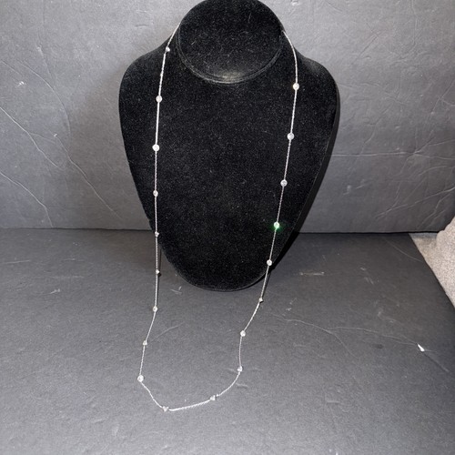 JTV Bella Luce 11.85 CTW CZ Rhodium Over Sterling Silver 36” Necklace NEW - Picture 4 of 11