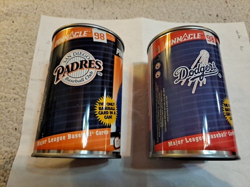 2 PINNACLE Inside Tony Gwynn & Mike Piazza 1998 Factory Sealed Card In Can Neu - Bild 7 von 7