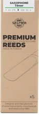 Selmer Paris Premium Tenor Saxophone Reeds - 3, 5-pack 2-pack