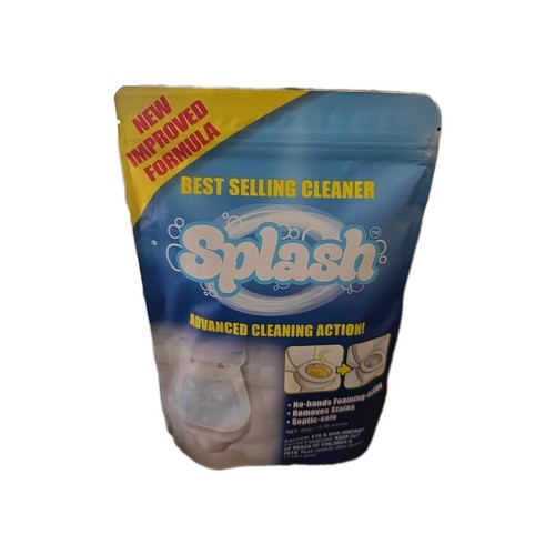 Splash Foaming Advanced Cleaner 350g / 12.35 Oz Bag Exp 2026 New Sealed