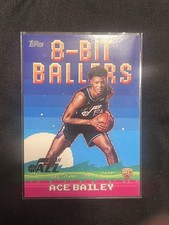 2025-26 Topps Flagship Ace Bailey Rookie 8 Bit Ballers 8b-35 Utah Jazz