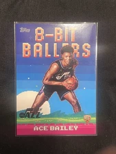 2025-26 Topps Flagship Ace Bailey Rookie 8 Bit Ballers 8b-35 Utah Jazz