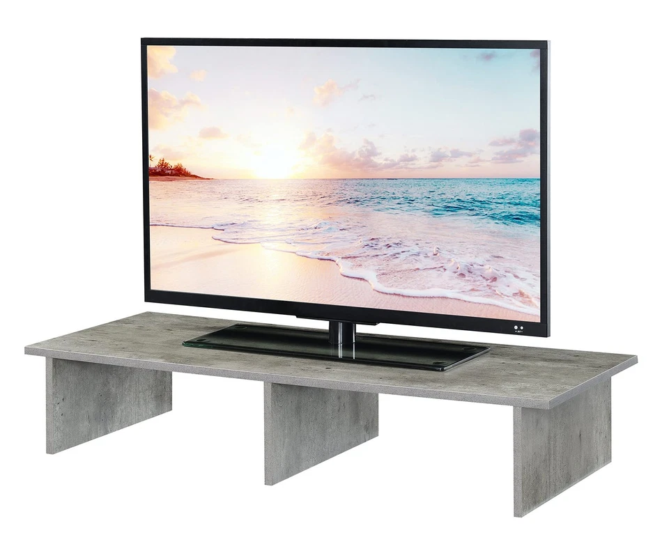 Elevador grande de monitor de TV de abedul sintético Designs2Go para televisores de hasta 46 pulgadas Foto 3 de 4