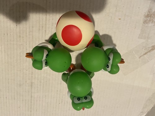 Nintendo Super Mario Bros 5” Figures Yoshi Mario Luigi Toad Jakks Good Cond - Picture 18 of 19