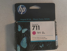 HP 711 Magenta 29-ml Genuine Ink Cartridge CZ131A for DesignJet New exp 04/26