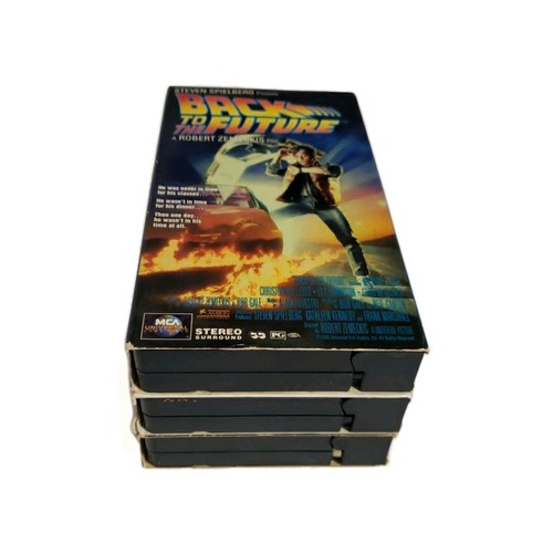 Back to the Future Doc Hollywood Bright Lights Big City VHS Michael J Fox Bundle - Picture 7 of 7