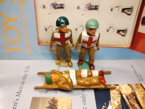 Manoil M205,206 Stretcher Bearers & Wounded Lot 3 - Picture 4 of 4