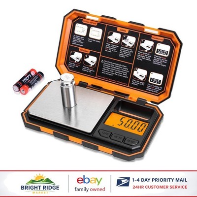 Mini Scale with 6 Weigh Modes for Food, Jewelry, and Medicine - 200g Capacity