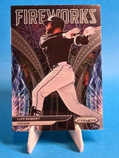 2022 Panini Prizm Fireworks Silver #F-2 Luis Robert WHITE SOX
