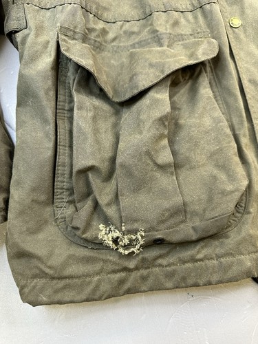 Mens CC Filson Style 1440N Barn Wax Coat Jacket - Picture 5 of 12