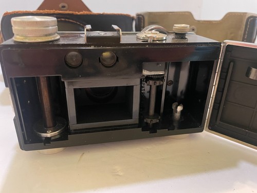 Cámara de colección Argus C3 Matchmatic Flash Finder "El ladrillo" con estuche de cuero de vaca - Imagen 10 de 21