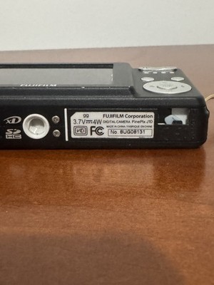 Fujifilm FinePix J10 8.2 MP Compact Digital Camera Black 3x