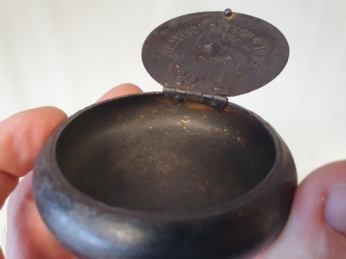 Colman's Senf antike Metall Schnupftabakdose Carnforth - Bild 9 von 10