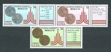 Cuba - Post 1980 Yvert 2225/7 Yvert MNH Moscow Olympics