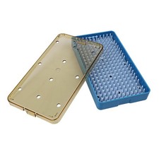 Autoclavable Instruments Sterilization Tray Case Plastic with Silicone Mat St...