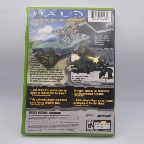 Halo: Combat Evolved Microsoft Xbox 2001 GOTY IB Tested Free US Ship - Picture 2 of 6