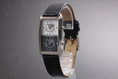 [Fast neuwertig] Seiko Alba Y15W-5A20 Hello Kitty Dual Time Tank Quarz Damenuhr - Bild 4 von 11