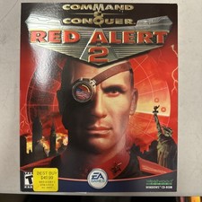 Command & Conquer: Red Alert 2 (PC, 2000) Twin Towers - Big Box - New Sealed HTF