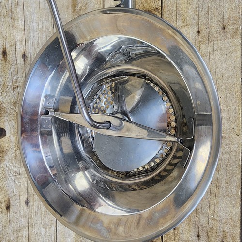 Vtg Macina Legumi Vegetable Food Mill 18/10 Stainless Steel Made In Italy - Picture 2 of 13