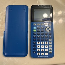 Texas Instruments TI-84 Plus CE Graphing Calculator, Cover, Tested And works